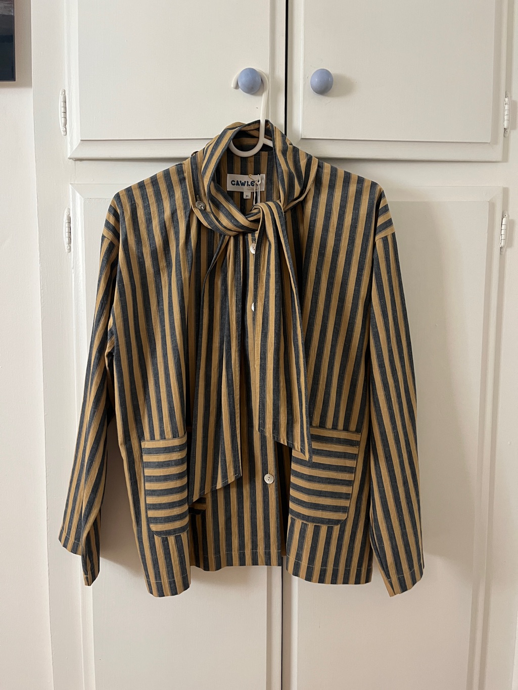 Cawley Japanese Striped Cotton Dorothy Shirt